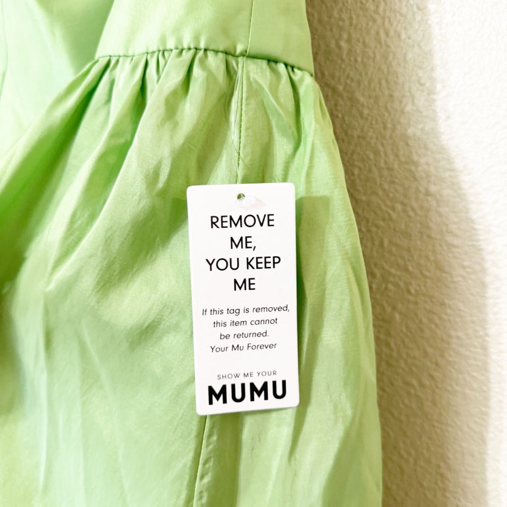 Show Me Your MuMu Lime Green Halter Maxi Dress - Picture 13 of 14
